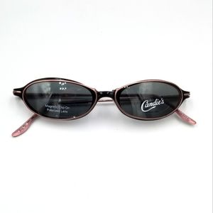 Candies new eyeglasses with clip 48-17 black/pink